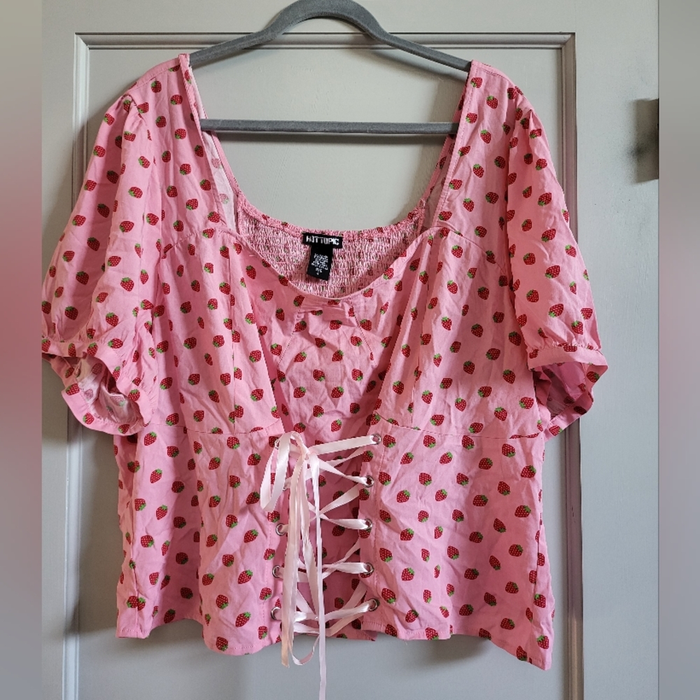Strawberry Corset Top